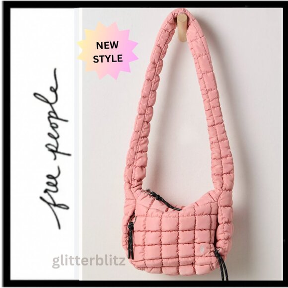 Free People Quilted Baby Carryall - Quilted Carryall Mini Sling Bag - Picture 1 of 12